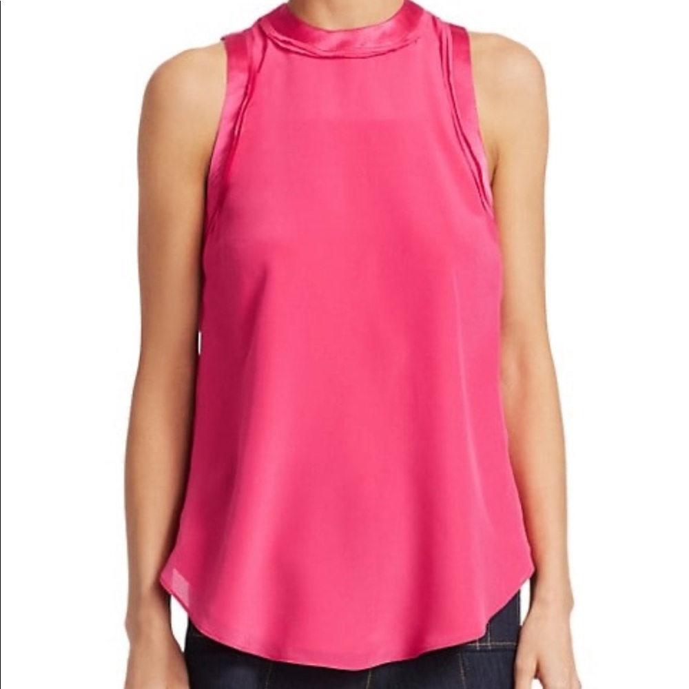 Cinq a Sept Sleeveless Silk Blouse